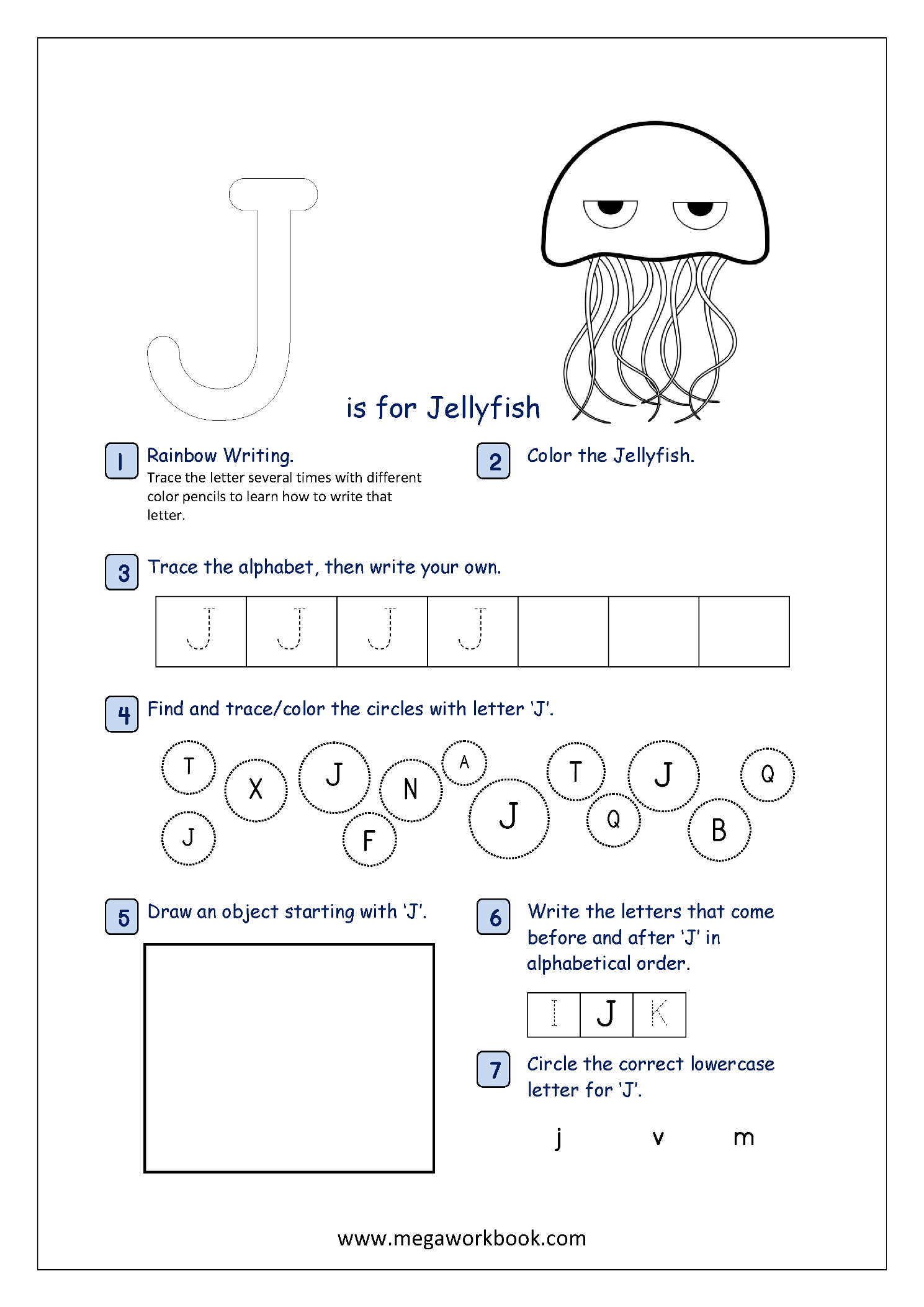 Free Printable Alphabet Recognition Worksheets For Capital ...