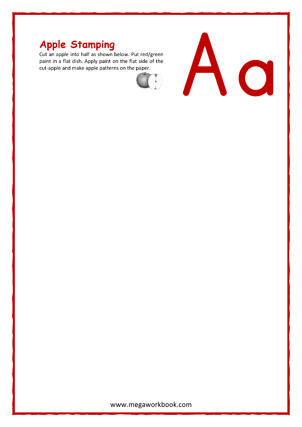 Letter A Activities Letter A Worksheets Letter A Activity