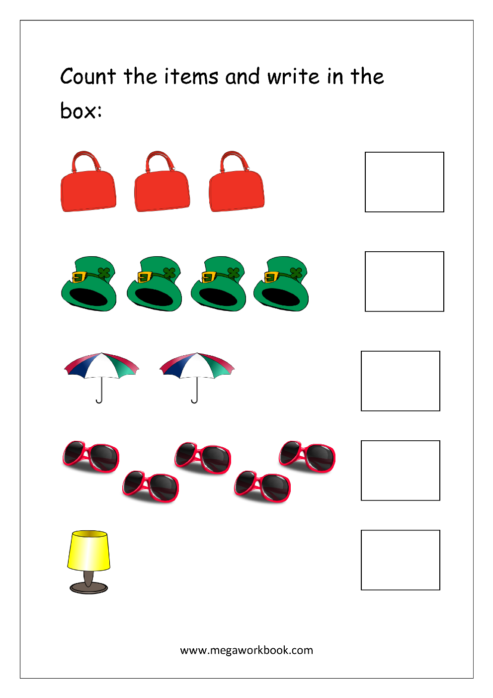 Free Printable Number Counting Worksheets Count And Match Count And 
