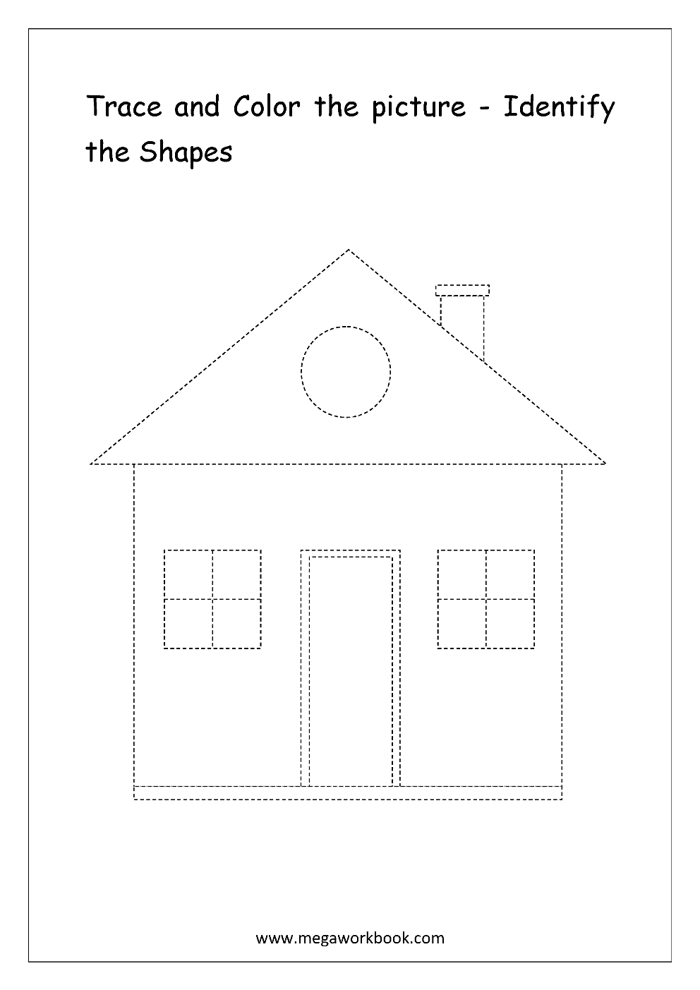 Free Printable Identifying Shapes Worksheets - Identify Basic Shapes