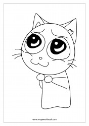 Cat Coloring Pages - Animal Coloring Pages