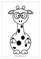 Giraffe Coloring Pages - Animal Coloring Pages