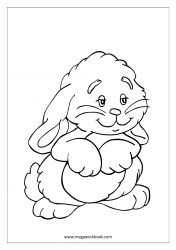 Rabbit Coloring Pages - Animal Coloring Pages