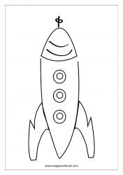 Coloring_Sheet_Rocket