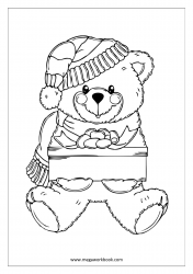 Coloring Sheet - Teddy Bear