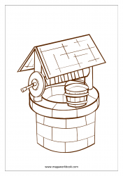 Coloring Sheet - Well