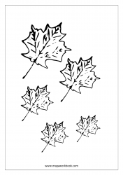 Coloring_Sheet_Leaves