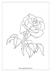 Coloring Sheets - Trees, Plants and Flowers