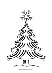Christmas Coloring Pages - Christmas Tree Coloring Page