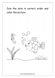 Fish Coloring Pages - Sea Animals Coloring Pages