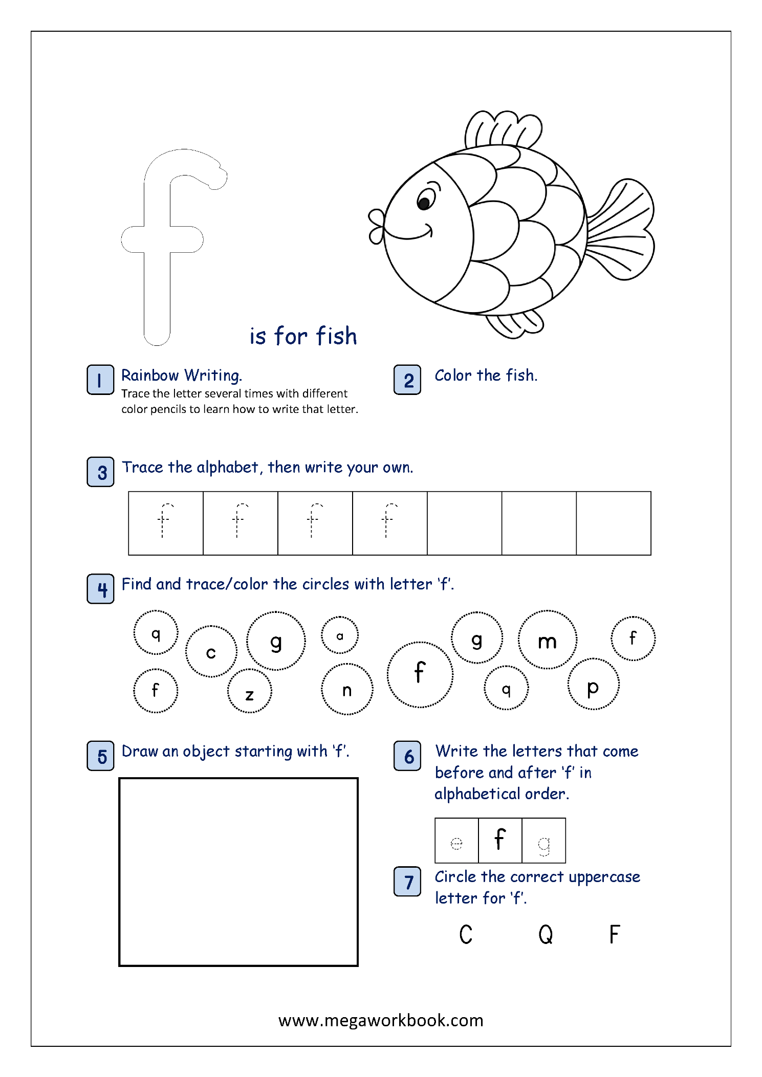 free printable alphabet recognition worksheets for small letters lowercase megaworkbook