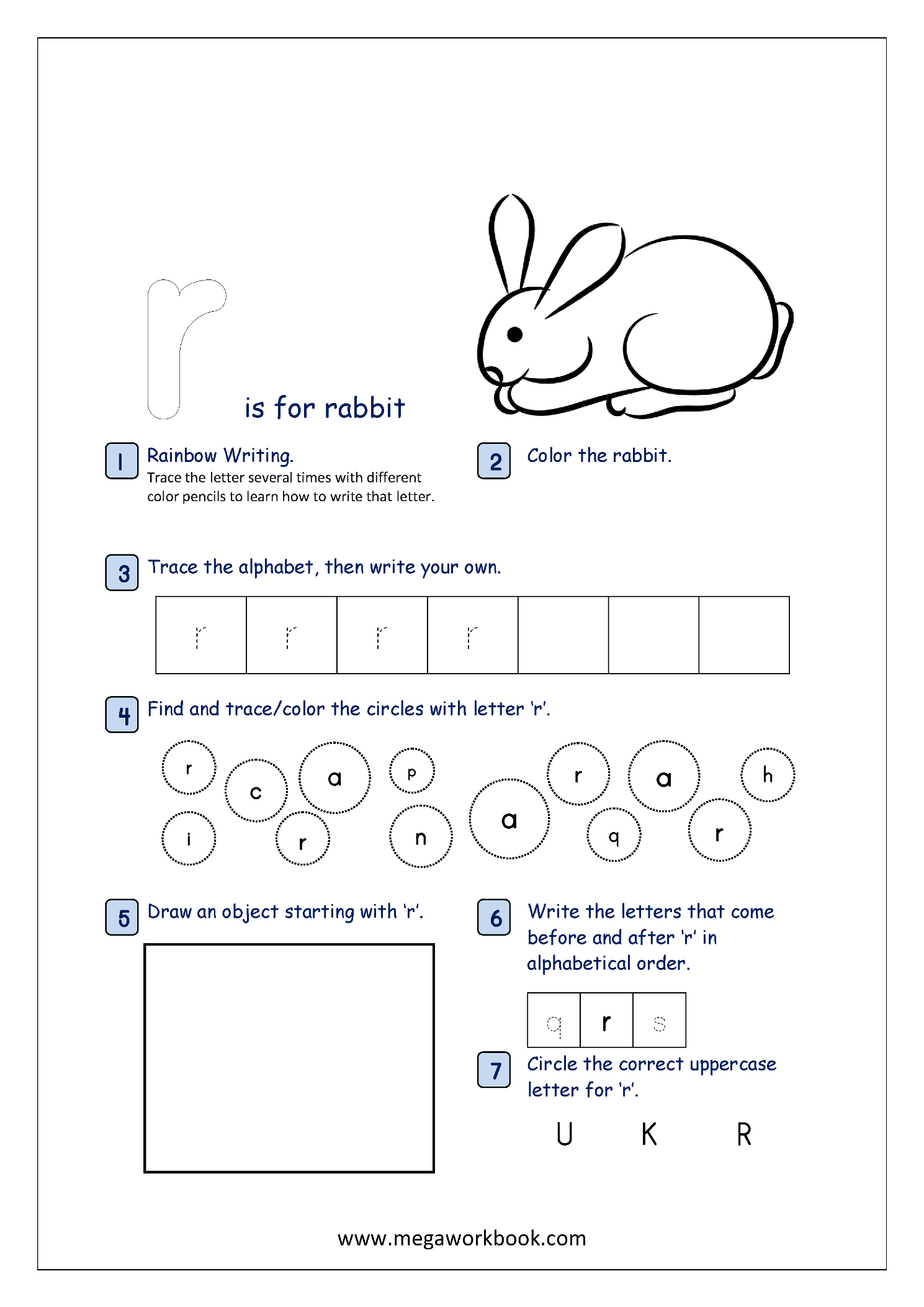 free printable alphabet recognition worksheets for small letters lowercase megaworkbook