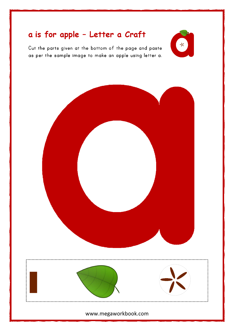 Letter A Activities - Letter A Worksheets - Letter A ...