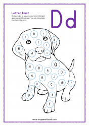 Letter_D_Activity_Printable_Worksheet_Preschoolers_D_For_Dog_Letter_Hunt_Alphabet_D_Recognition