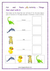 Letter_D_Activity_Printable_Worksheet_Preschoolers_Cut_And_Paste_Things_That_Start_With_Letter_D