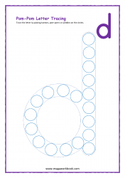 Letter_D_Activity_Printable_Worksheet_Preschoolers_Pom_Pom_Tracing_Small_d_Lowercase