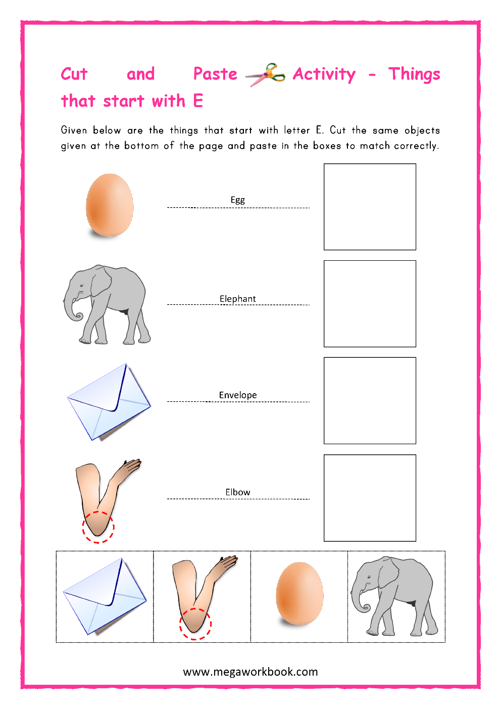 Letter E Activities Letter E Worksheets Letter E Activities For