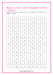 Letter_E_Activity_Printable_Worksheet_Preschoolers_Mystery_Letters_Letter_Recognition_Activity_Small_E_Lowercase