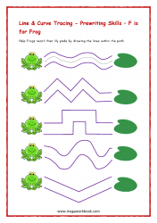 Letter F Worksheet And Activity For Preschool - F for Frog