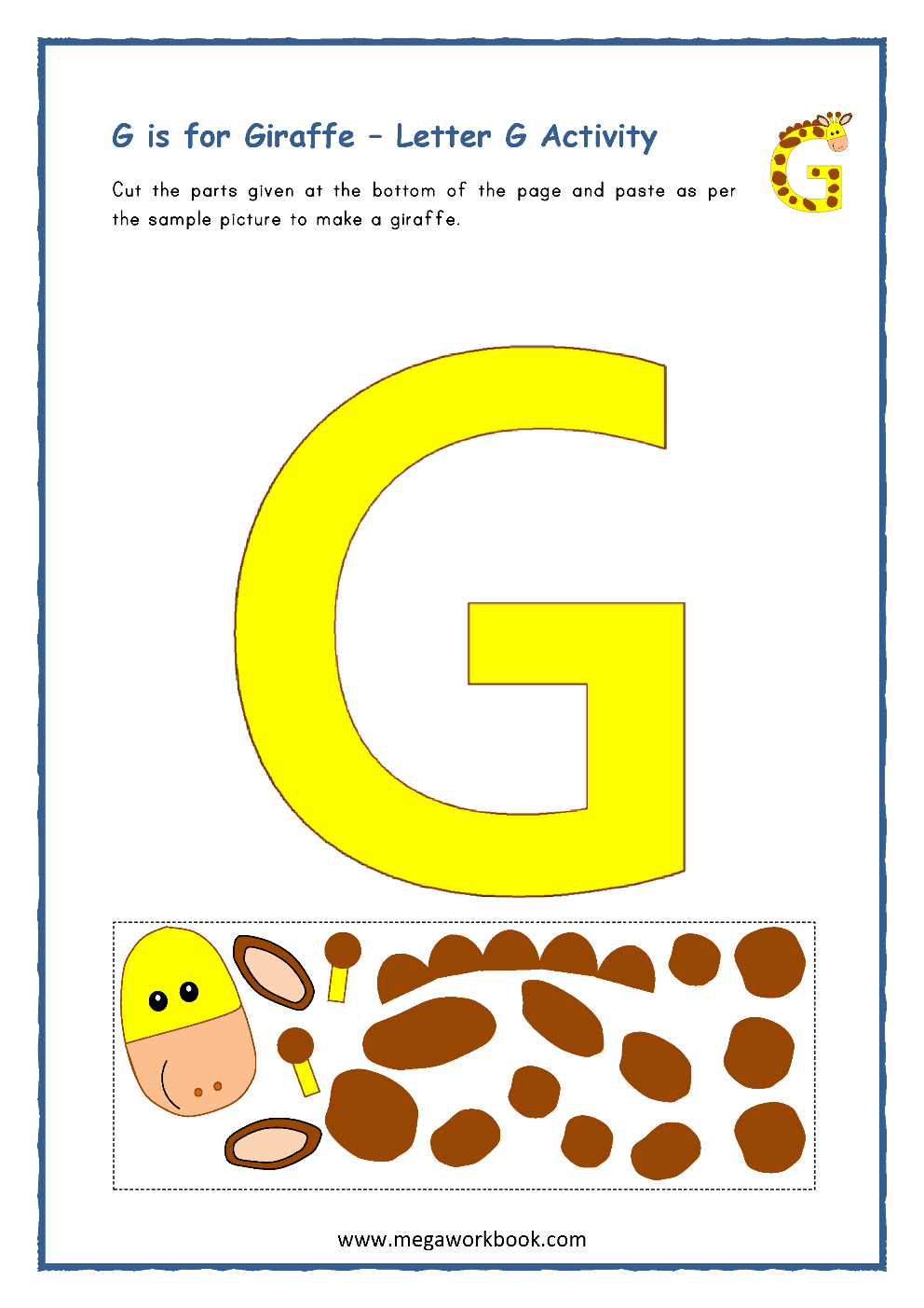 Find The Letter G Worksheet All Kids Network Capital Letter A G Lotty 