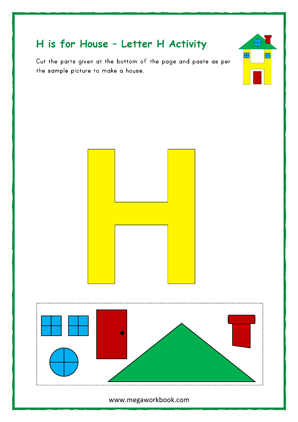 Letter H Activities Letter H Worksheets Letter H Crafts For