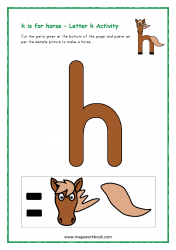 h for horse - Small h