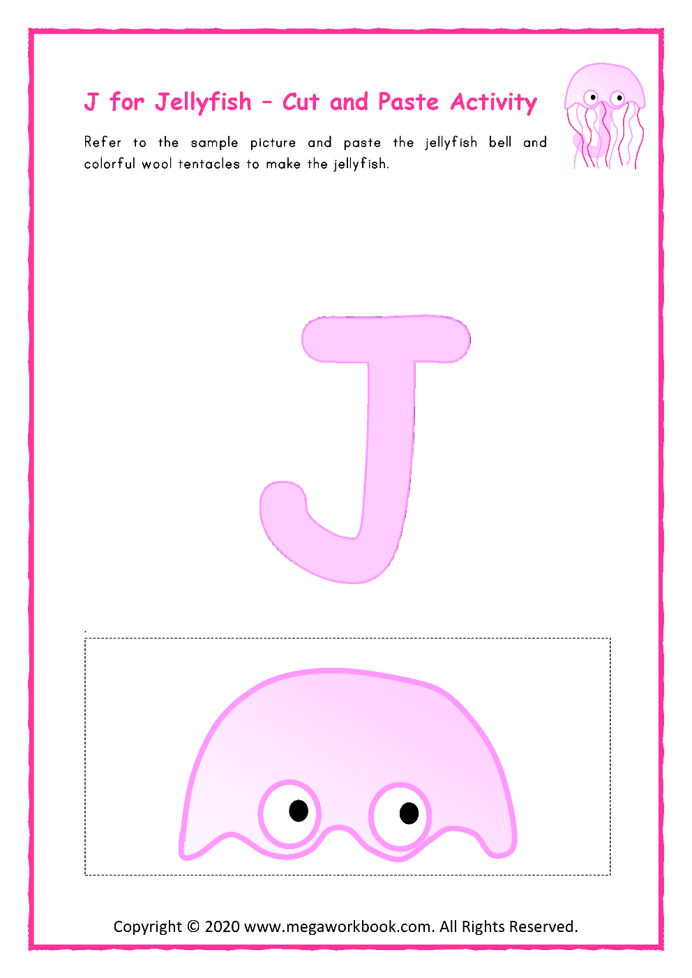 Letter J Worksheets - Letter J Crafts - Letter J Activities For