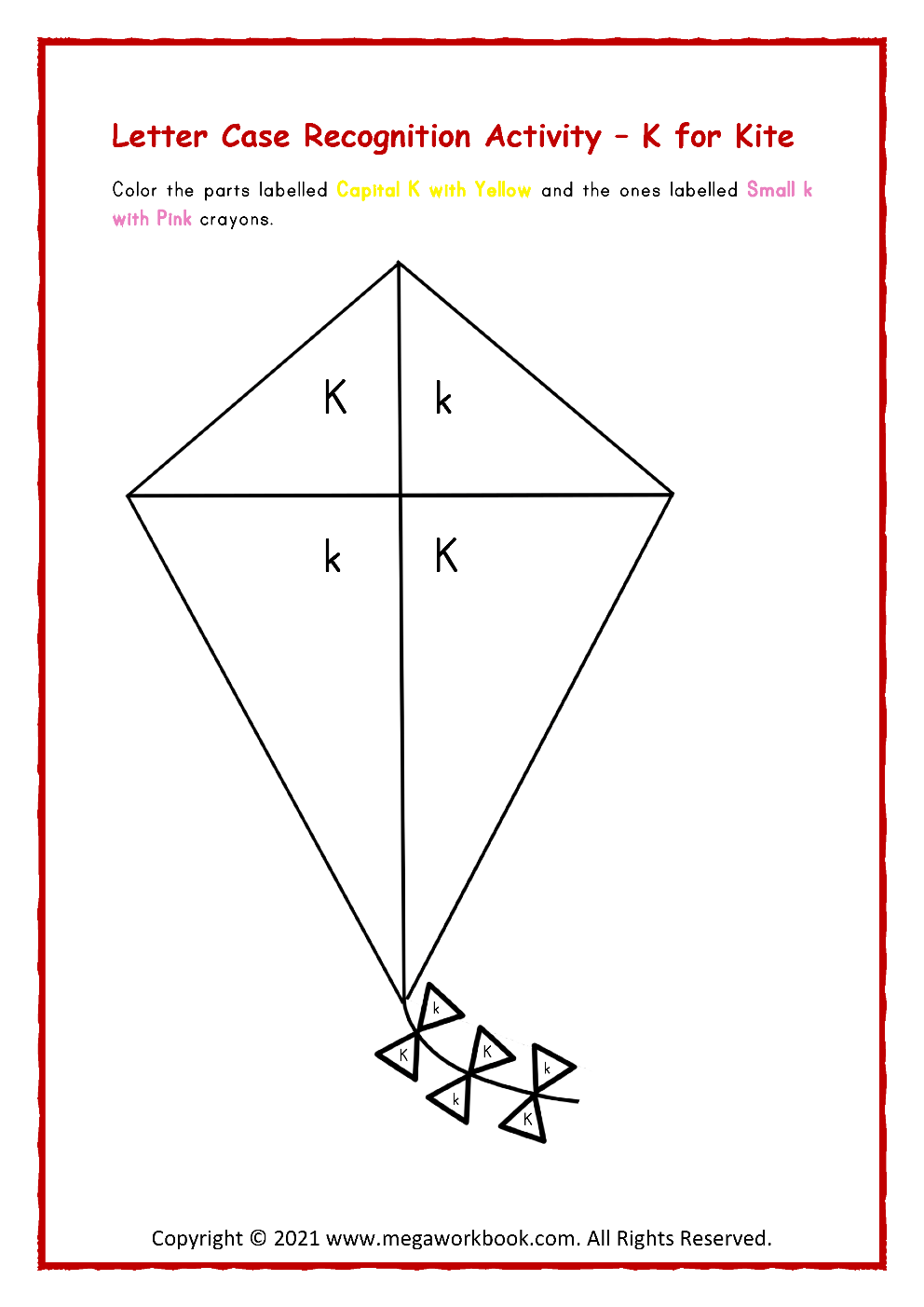 letter k worksheets letter k activities for preschoolers letter k crafts letter k printables megaworkbook