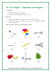Letter_M_Activity_Printable_Worksheet_Preschoolers_M_For_Magnet_Experiments_With_Magnets
