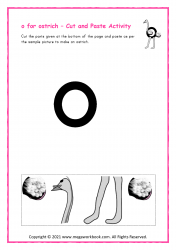 O for ostrich - Small o