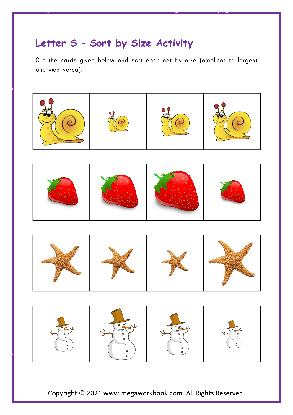 Letter S Activities for Preschool - Letter S Worksheets - Letter S ...