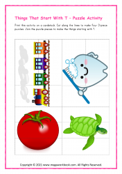 Letter_T_Puzzle_Activity_Printable_Worksheet_Preschoolers_Things_Starting_With_T_Tomato_Train_Turtle_Tooth