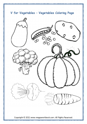 Letter_V_Activities_Preschool_Worksheet_Printable_V_For_Vegetable_Coloring_Page