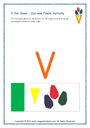 Capital_Letter_V_Activities_Preschool_Cut_And_Paste_Craft_Worksheet_V_For_Vase_Printable
