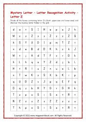 Letter_Z_Worksheet_Mystery_Letters_Activity_Printable_Letter_Recognition_Capital_And_Small_Z