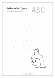 Rainbow_Letter_Tracing_Capital_Letter_Q