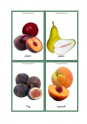 Fruits_Flash_Cards_07_Plum_Pear_Fig_Peach