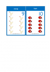 Number Flashcards (9-10)