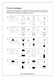 Picture Analogies Worksheet For Kindergarten - 03