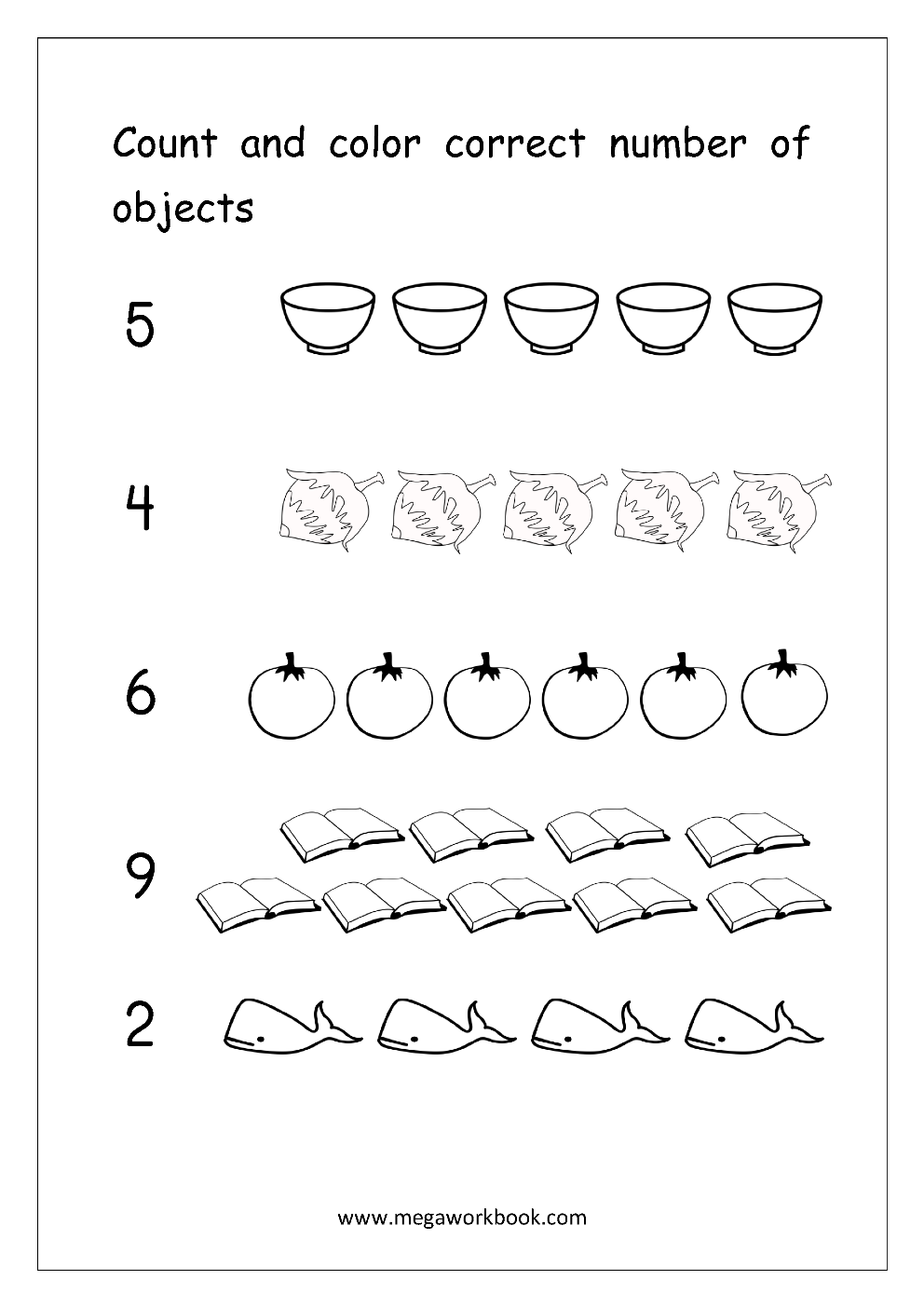Number Counting Worksheets Math Counting Worksheets Free Counting