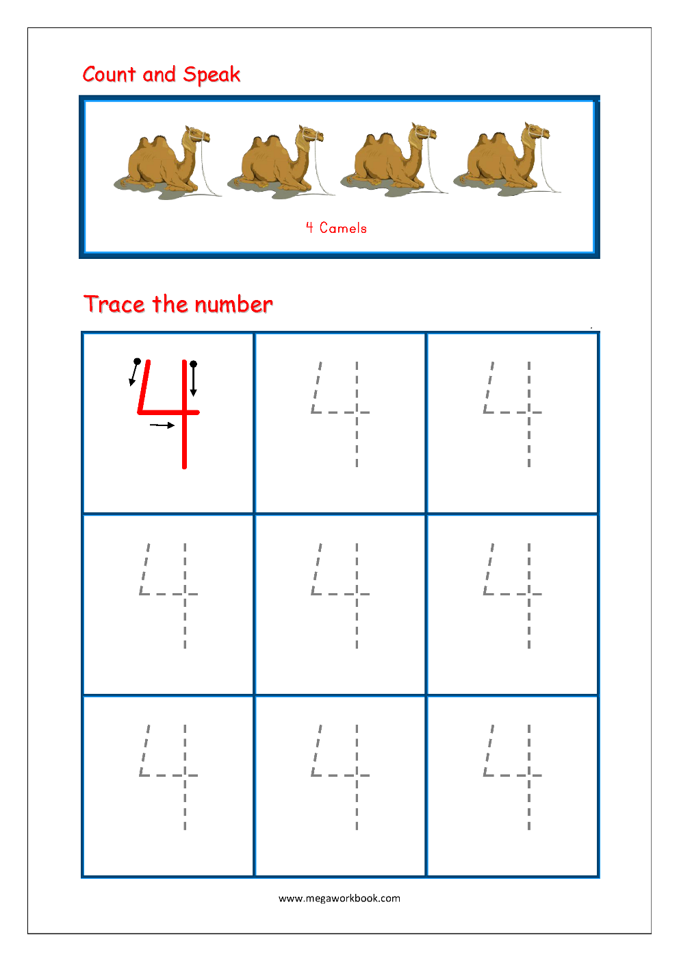 Number Tracing Tracing Numbers Number Tracing Worksheets Tracing Numbers 1 To 10 Writing Numbers 1 To 10 Megaworkbook