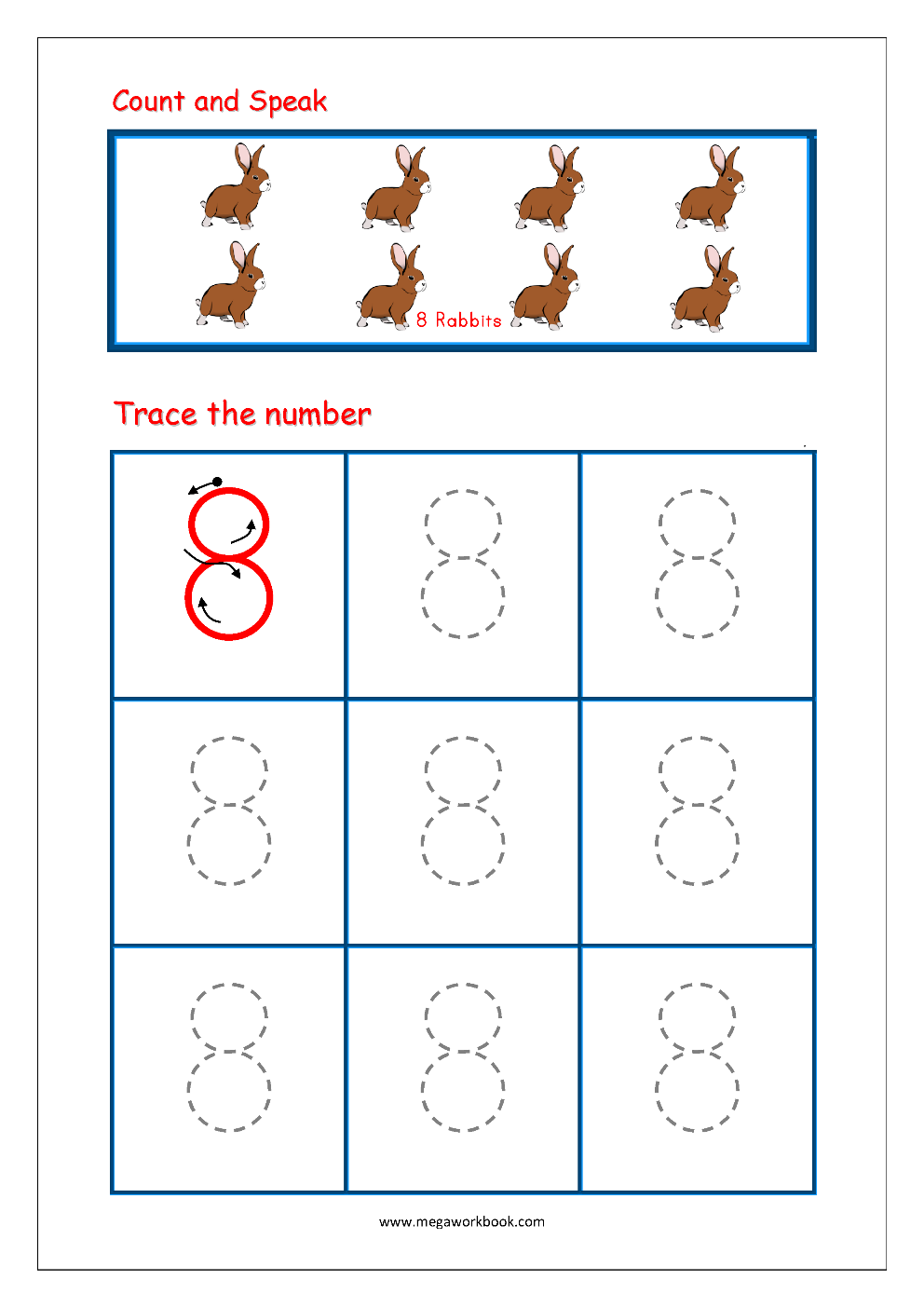 Number 8 Worksheets Worksheet24