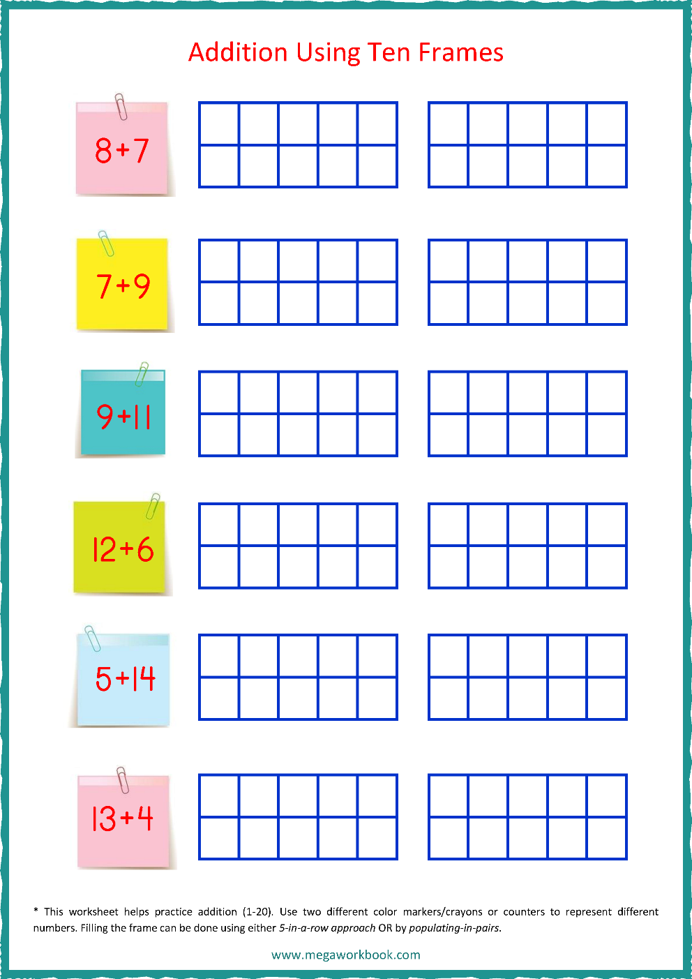 ten-frame-worksheets-ten-frames-10-frames-counting-addition
