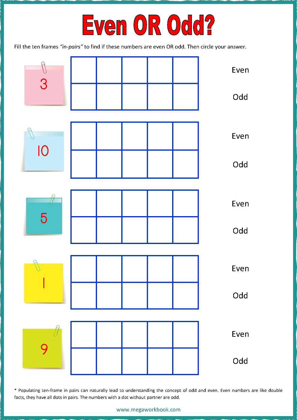 Ten Frame Worksheets - Ten Frames - 10 Frames (Counting, Addition