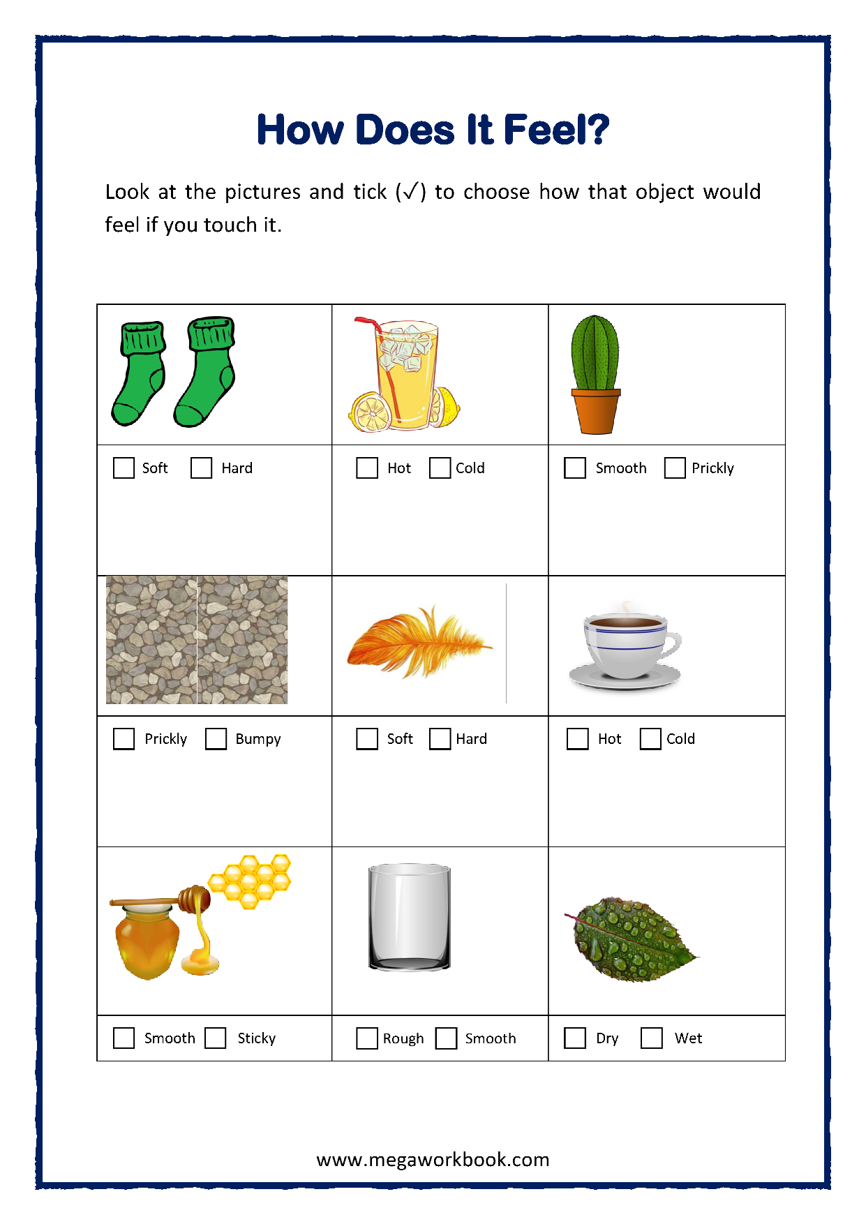 Five Senses Worksheets For Preschool And Kindergarten MegaWorkbook