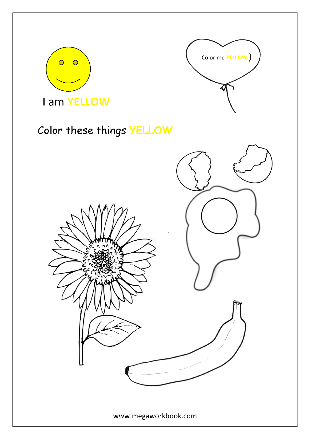 learn colors red coloring pages blue coloring pages yellow coloring pages green coloring pages black white brown gray purple orange pink colors coloring pages megaworkbook