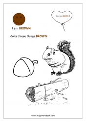 Brown Coloring Page