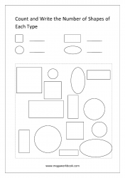 Count The Shapes - Worksheet 2