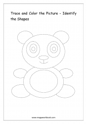 Identify The Shapes - Panda
