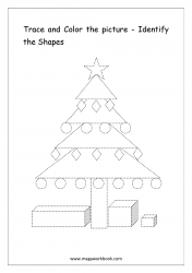 Identify The Shapes - Christmas Tree